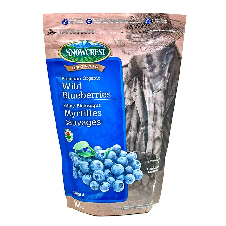 Snowcrest Organic Wild Blueberries, 600 g