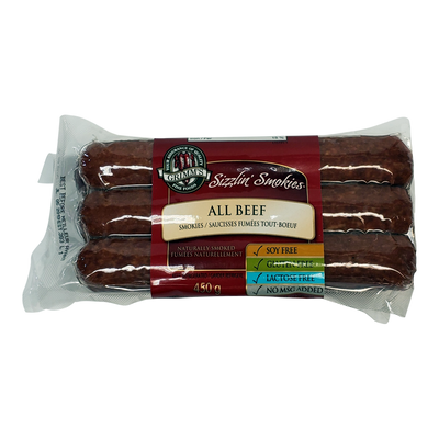 GRIMM'S Sizzlin' Smokies All Beef Smokies 450g