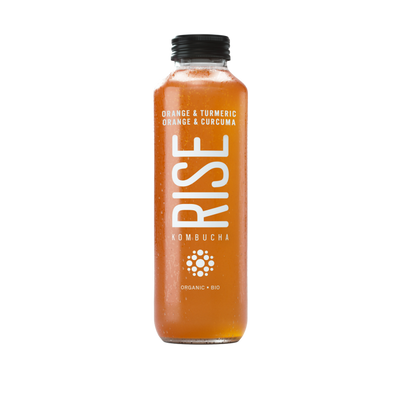 RISE Orange & Tumeric Kombucha 414ml