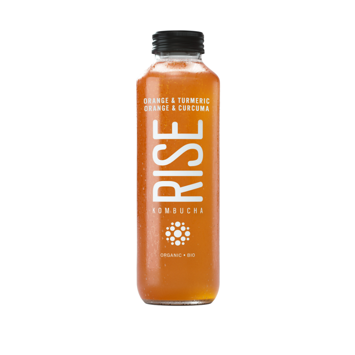 RISE Orange & Tumeric Kombucha 414ml