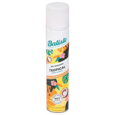 Batiste Tropical Dry Shampoo, 120 g