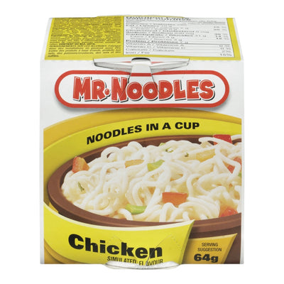 MR NOODLES Chicken Noodles In A Cup 64g