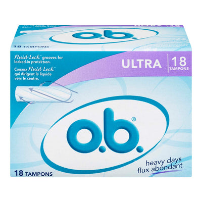 O.B. Tampons Ulta, 18 ct