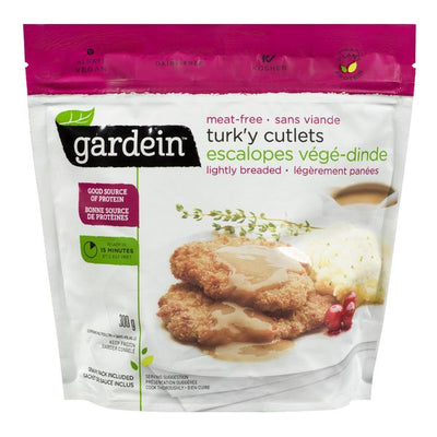 Gardein Meat Free Turk'y Cutlets Lightly Breaded, 300 g