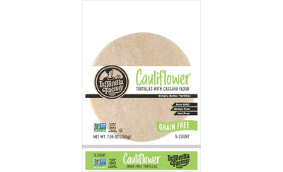 La Tortilla Factory Cauliflower Tortillas, 200 g, 5 ct