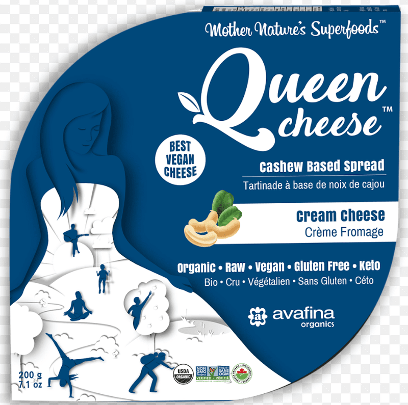Mother Nature's Superfoods Queen Cheese Cashew Based Cream Cheese Spread, 200 g