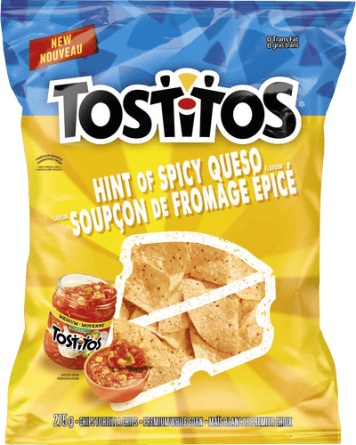Tostitos Hint Of Spicy Queso, 275 g