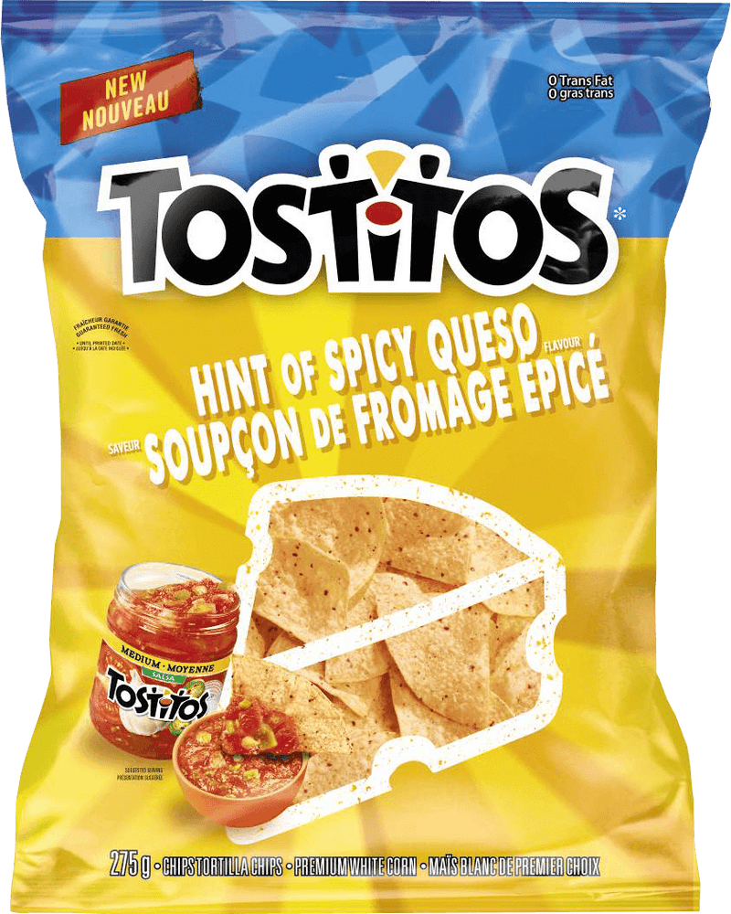 Tostitos Hint Of Spicy Queso, 275 g