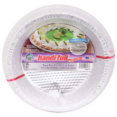 Handi Foil Eco-Foil Pie Pans & Lids, 2 ct