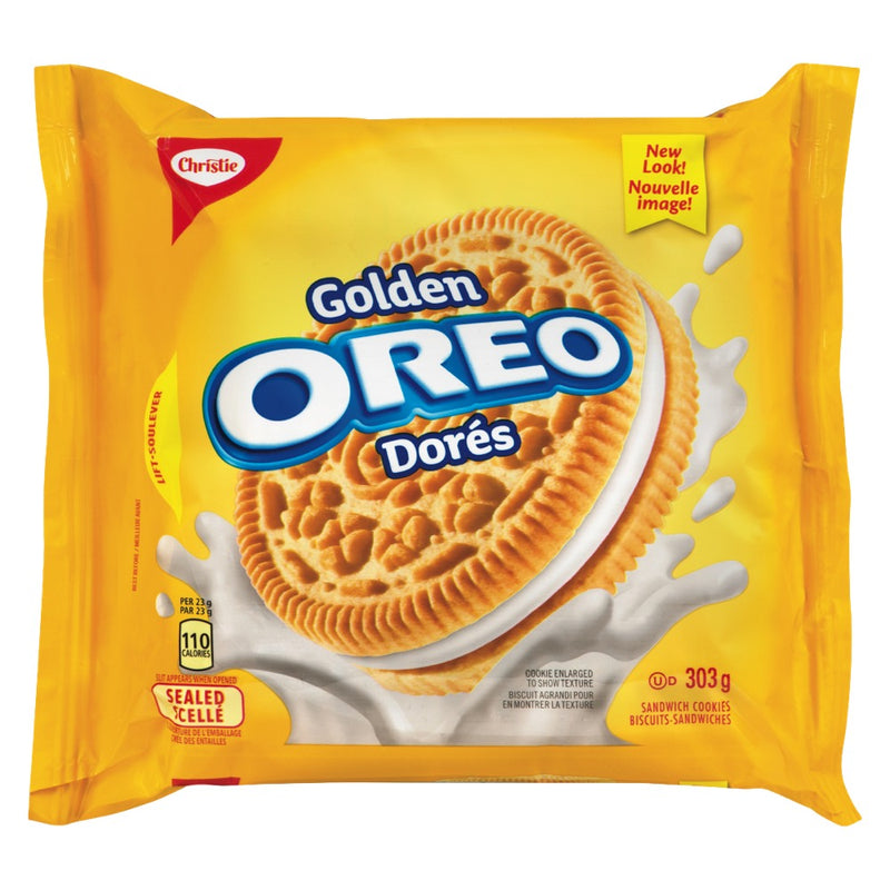 OREO Golden Sandwich Cookies 303g