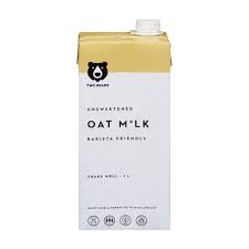 TWO BEARS OAT MILK UNSWEETENED 946 ml