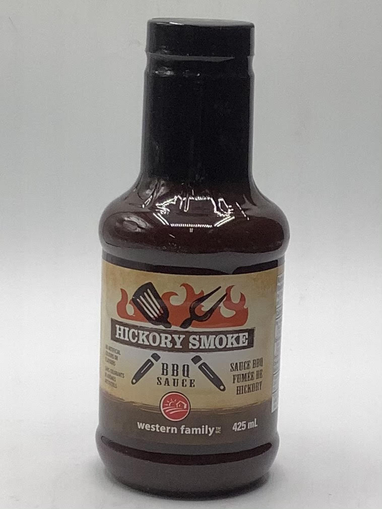 Western Family Hickory Smoke BBQ Sauce, 425 mL