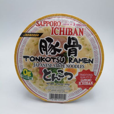 Sapporo Ichiban Bowl Tonkotsu, 83 g