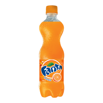Fanta Orange Soda, 500 mL