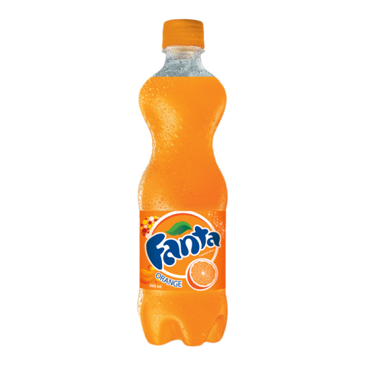 Fanta Orange Soda, 500 mL
