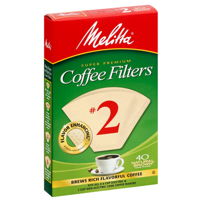 MELITTA Super Premium No. 2 Coffee Filters 40's