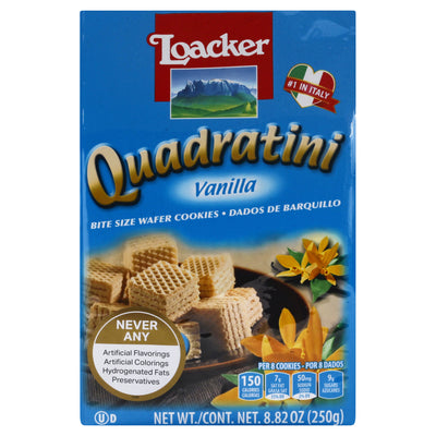 LOACKER Quadratini Bite Size Wafer Cookies 250g