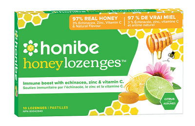 Honibe Honey Lozenges, 10 ct