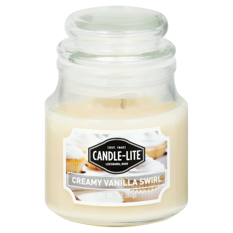 Candle Lite Creamy Vanilla Swirl Candle, 1 candle