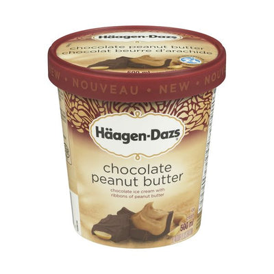 Haagen-Dazs Chocolate Peanut Butter Ice Cream, 500 mL