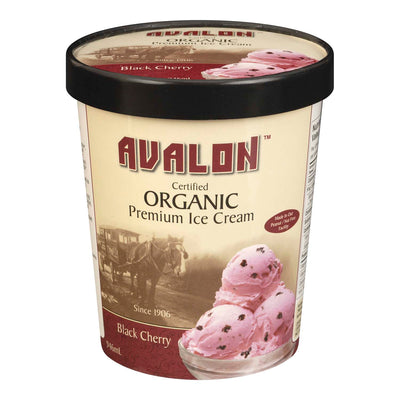 Avalon Certified Organic Premium Ice Cream Black Cherry, 1 ct