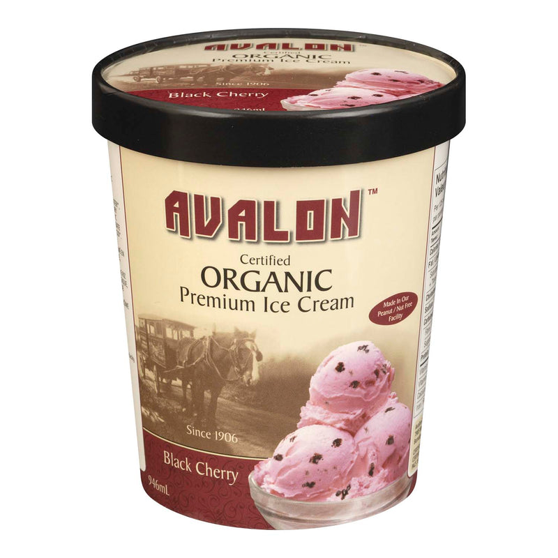 Avalon Certified Organic Premium Ice Cream Black Cherry, 1 ct