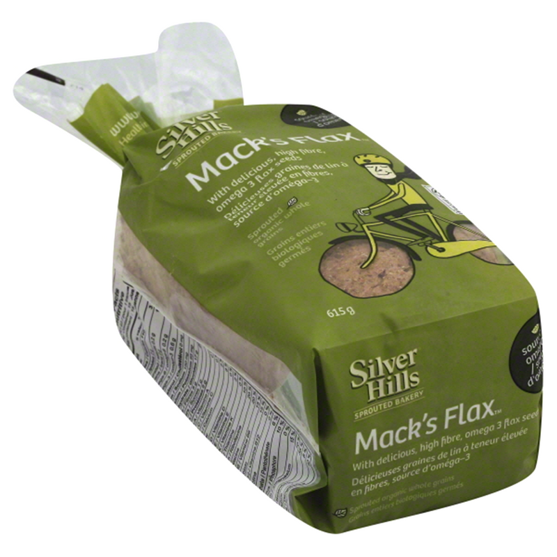 Silver Hills Wheat Sprouted Mack's Flax Bread, 624 g