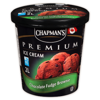 CHAPMAN'S Choc Fudge Brownie Pint