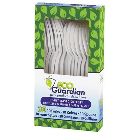 ECO GUARDIAN Biodegradable Cutlery 30 Pack