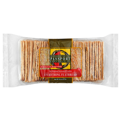 International Passport Specialities Everything Flatbread Crackers, 377 g