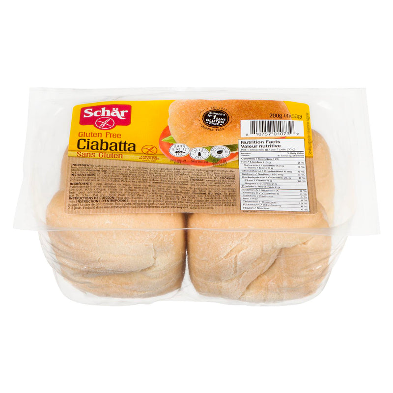 SCHAR Gluten Free Ciabatta, 200g