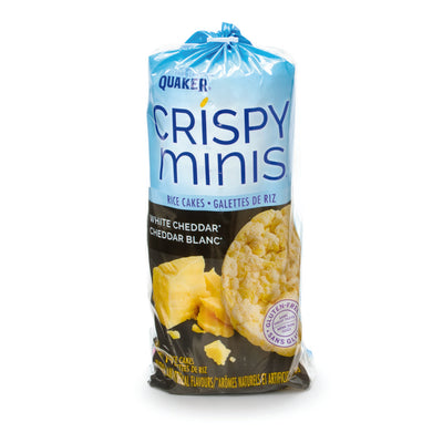 QUAKER Crispy Minis White Cheddar Rice Cakes 140g