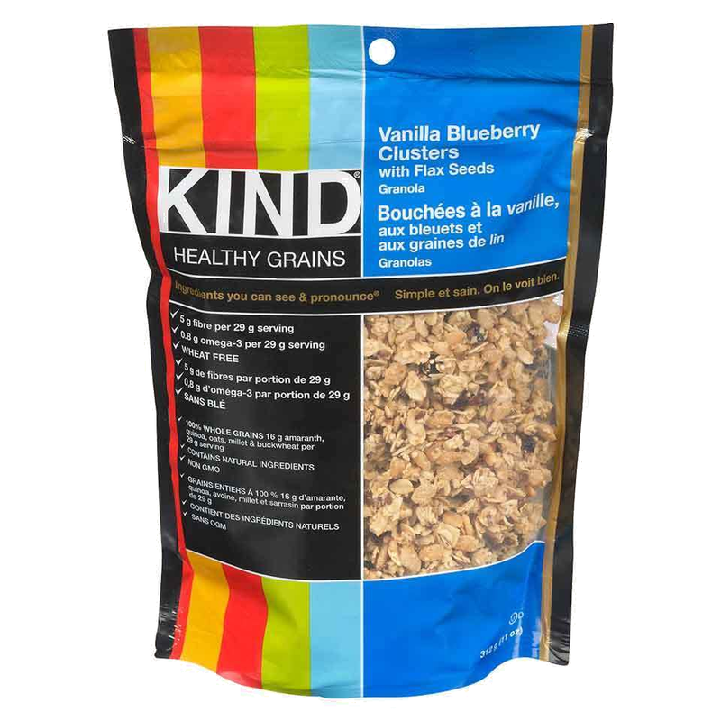 KIND Vanilla Blueberry Clusters with Flax Seeds Granola 312g