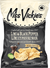 MISS VICKIES Lime & Black Pepper Chips 200g