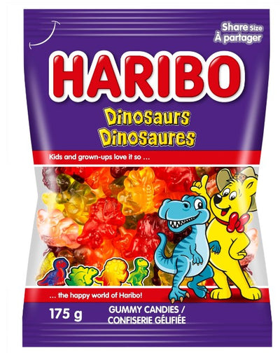 Haribo Dinosaurs Gummy Candies, 175 g