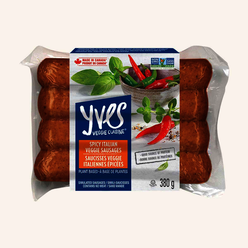 YVES Veggie Cuisine Spicy Italian Veggie Sausages 380g