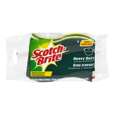 SCOTCH BRITE Heavy Duty Scrub Sponges 2 Pack