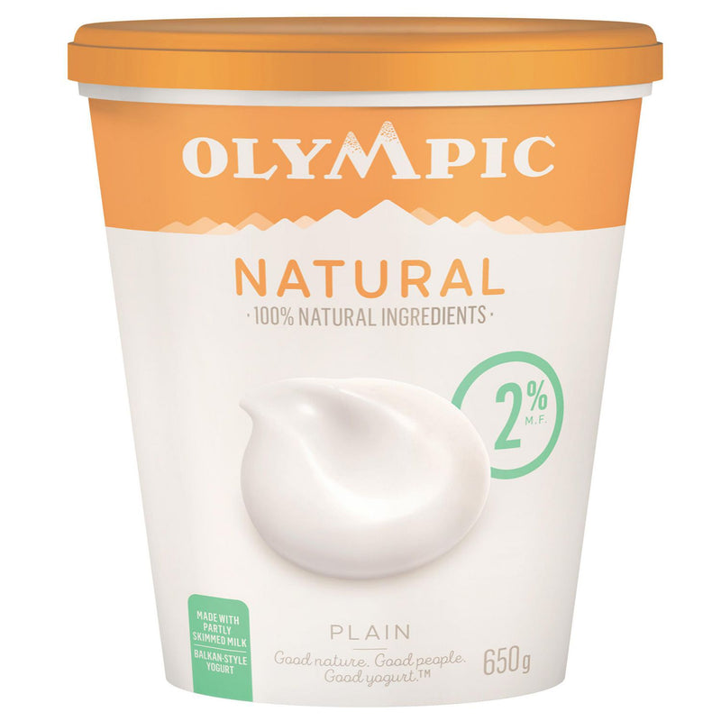 OLYMPIC Natural Plain 2% 650g
