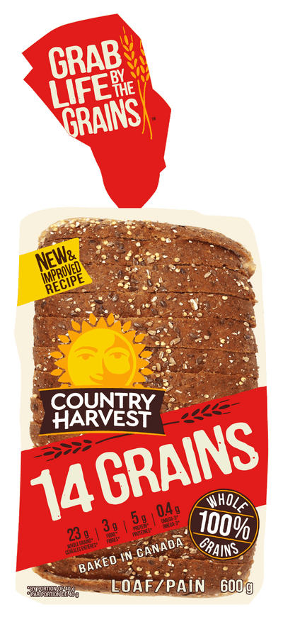 COUNTRY HARVEST 14 Grains Loaf Bread 600g