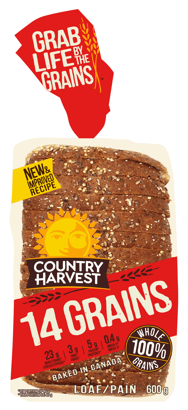 COUNTRY HARVEST 14 Grains Loaf Bread 600g