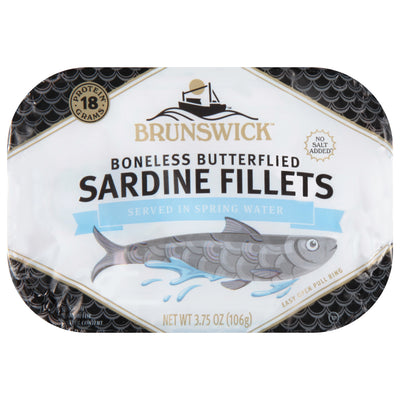 BRUNSWICK Gourmet Style Sardine Fillets in Spring Water 106g