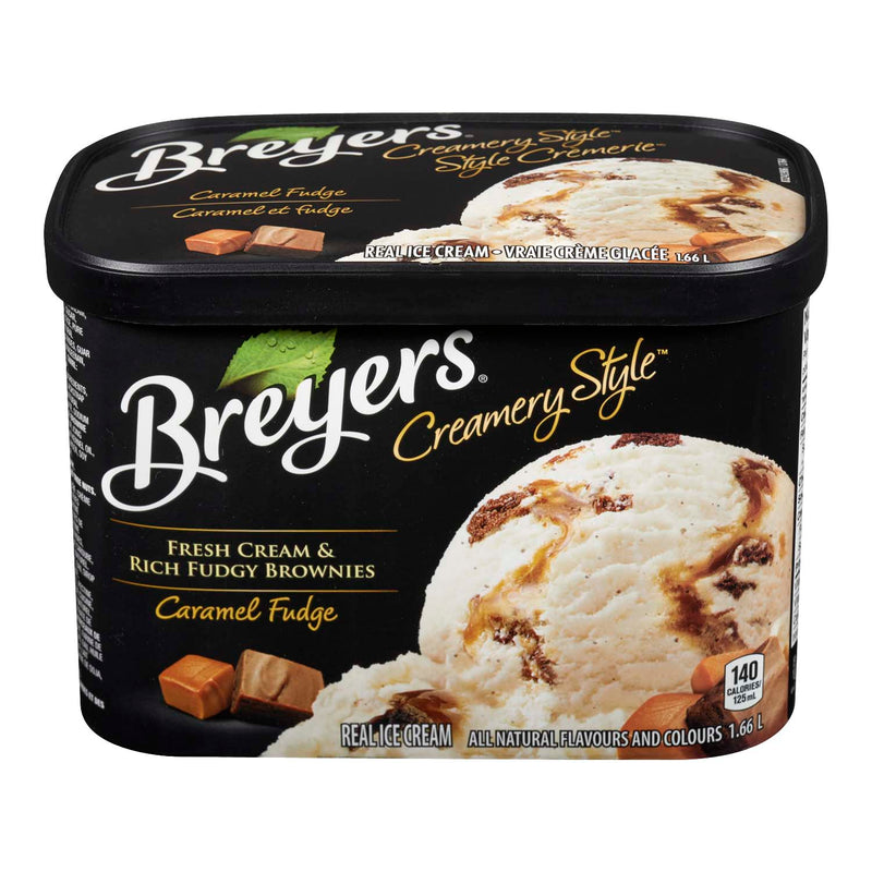 BREYERS Caramel Fudge Ice Cream 1.66L