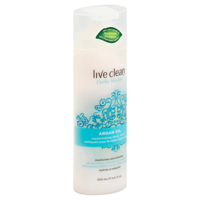 LIVE CLEAN Replenishing Argan Oil Body Wash 503ml