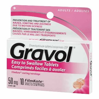 GRAVOL TABLETS 50mg 10's