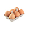 1/2 DOZEN BROWN EGGS 1 ea