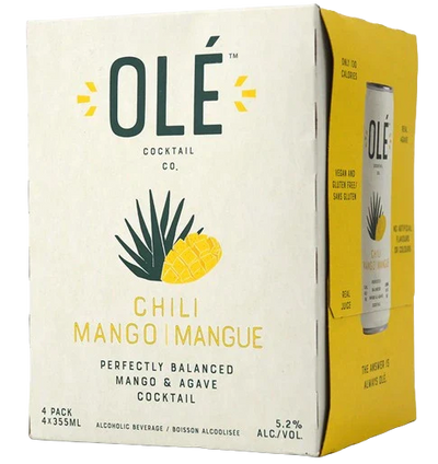Olé Non Alcoholic Chili Mango Cocktail, 355 ml, 4 ct