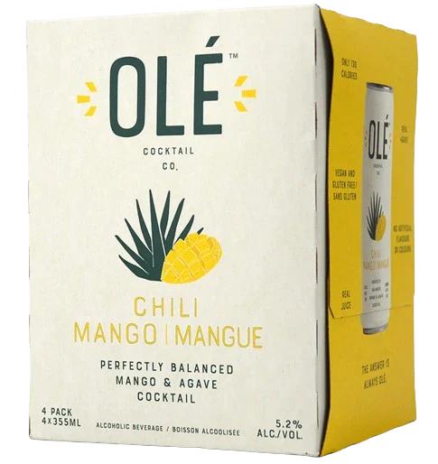 Olé Non Alcoholic Chili Mango Cocktail, 355 ml, 4 ct