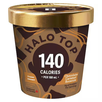 HALO TOP CHOC CARAMEL BROWNIE 473 ml