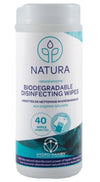 NATURA BIO DISINFECTING WIPES 40 pcs