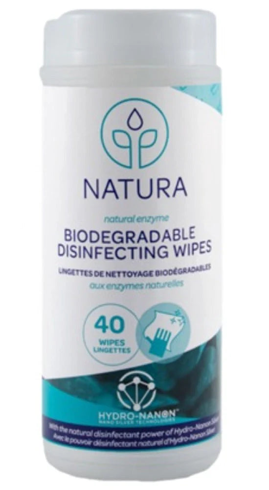 NATURA BIO DISINFECTING WIPES 40 pcs